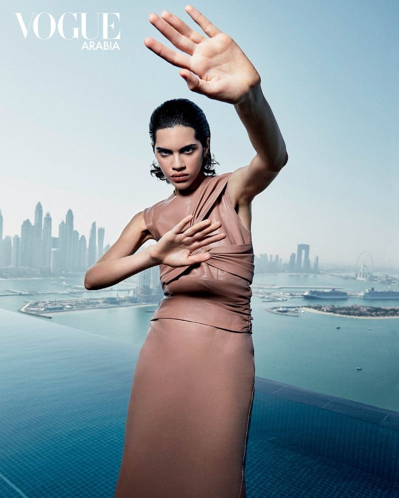 Valeria Gomez in 'City Vibes' by Sam Rawadi for Vogue Arabia